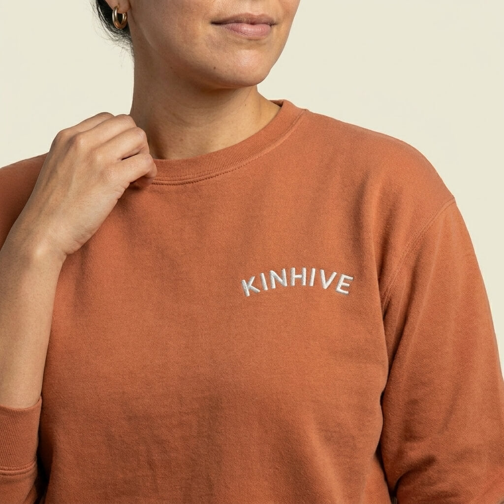 Archie Crew Sweatshirt in Clay