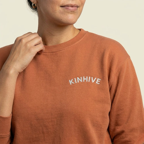 Archie Crew Sweatshirt in Clay