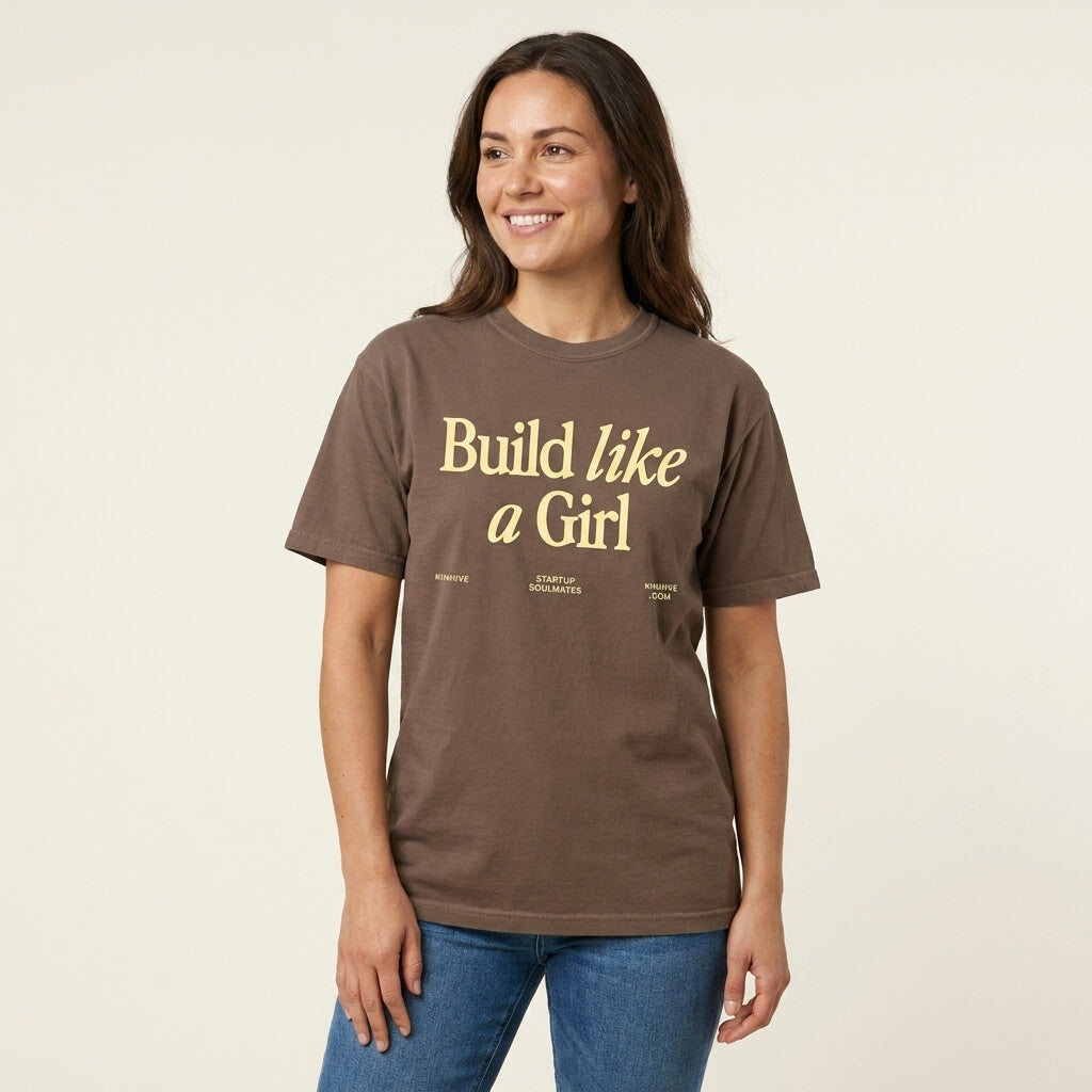 Build Like a Girl™ Shirt in Espresso