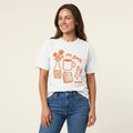 Doodle Tee in White