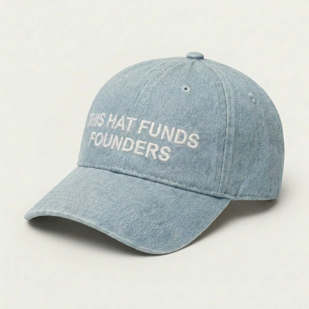 Founders Hat in Light Wash